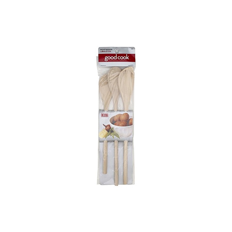 3 Piece Classic Wood Spoon Set