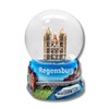 Mini snow globe Regensburg Cathedral St. Peter Danube Bank, Arnufplatz