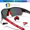 wonderflower Cycling Sunglasses Polarized Sunglasses for Cycling Men Women (White