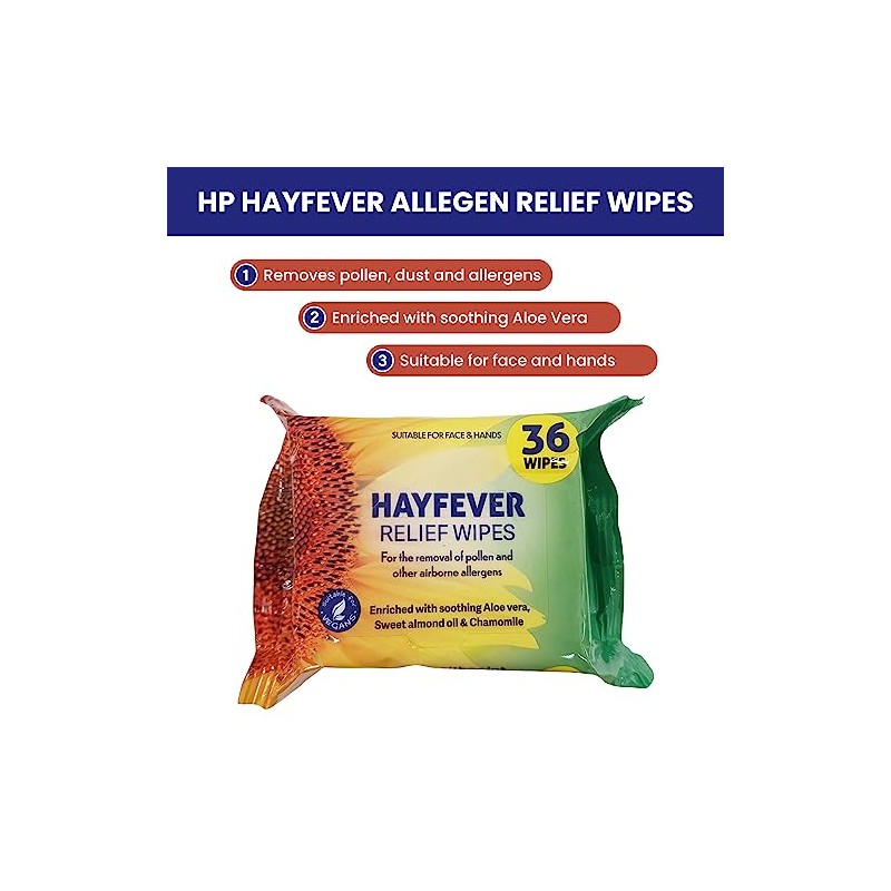 Hayfever Wipes Healthpoint Hay Fever Relief Wipes for Adults &