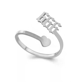 AJRUIER 666 Ring For Women,Angel Nnumber Ring Hand Stamped Stainless Steel Ring- Numerology 111, 222, 333, 444, 555, 666, 777, 888, 999