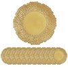 Coloch Set of 12 Plastic Charger Plates, 13" Reusable Reef