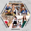 GREEN LIFESTYLE 12 Pack Bib Apron - Unisex Apron Bulk