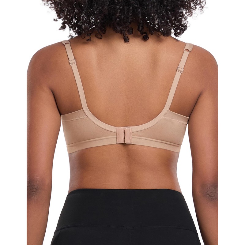 ANGOOL Women's Bra Without Underwire Medium Support Sports Bra Back