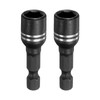sourcing map 2pcs Magnetic Nut Driver 8mm Hex Drive Socket