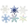 Creative Impressions CI63021 2-Inch Shimmer Snowflakes, Large, 50 per Package