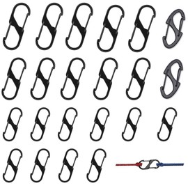 MOCOXYKLXY Carabiner, S-Shaped, Small, Ultra Lightweight, Durable, Key Holder, Multi-functional, Portable, Convenient, Household Goods, Anti-Theft, Anti-loss, Zinc Alloy, Outdoor Equipment, Mountain