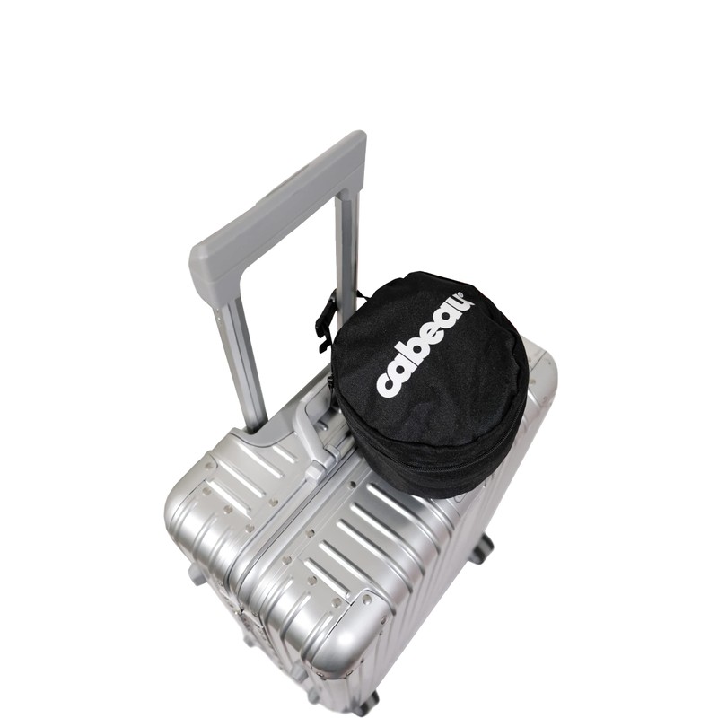 Cabeau Evolution トラベルネックピローバッグ コンパクトキャリーケース 枕を元のサイズの半分に圧縮 - クイックリリースクラスプ 荷物/バックパック/ハンドバッグに取り付け可能