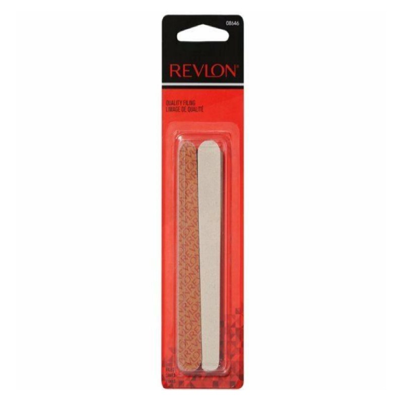 Revlon 33310 Compact Emery Board Nail File Double Side Smooth