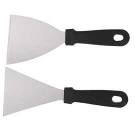 Mobestech 2Pcs Stainless Steel Non Stick Cooking Shovels Versatile Kitchen Gadgets for Home Restaurant Use for Grilling Burgers