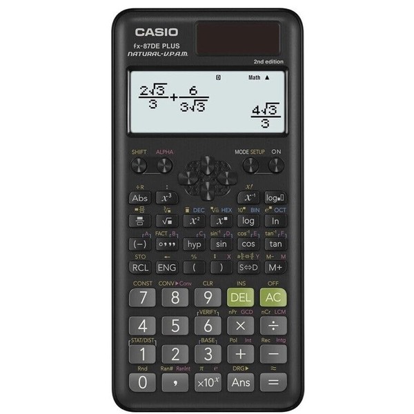 CALCUSO Economy Pack: Casio Calcuso FX-87DE Plus 2 Technical-Scientific Calculator