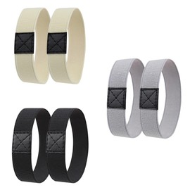 Hezhou 3 Pairs of Shoelaces Fixing Tape for Football Boots Football Boots Laces Fixing Straps Lazy Shoelaces without Binding Against Loosening Bows, Black, beige, grey