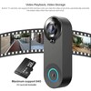 Mini Smart Wireless Video Doorbell Camera Security, 2.4G WiFi Video Doorbell Security Cameras