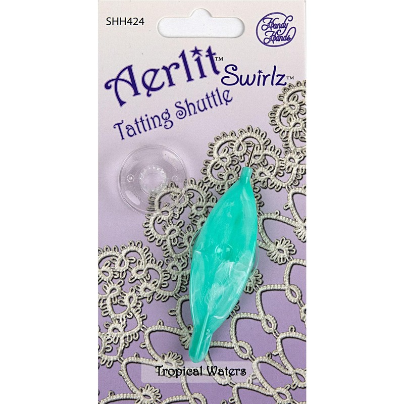 Handy Hands Aerlit Tatting Shuttle with 2 bobbins – SHH424,