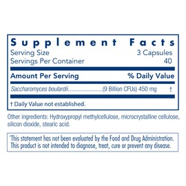 Allergy Research Group - Essential-Biotic Saccharomyces Boulardii - GI Health Probiotic -120 Vegetarian Capsules