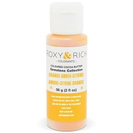 Roxy & Rich Gemstone Collection Cocoa Butter, 56 Grams Orange Amber-Citrine