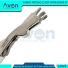9in (22.9cm) Cast Spreader, 3-Prong Serrated Jaws, Spring-Action Cast Removing