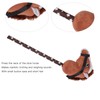 70cm Height Plush Horse Stick Toy Cute Expression 2 Sound