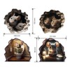 Starripon Cute Mouse in the Hole Wall Stickers, Set of