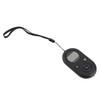 Pocket Radio Black with Backlight Rechargeable LCD Display 500mAh Portable