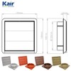 Kair Beige Gravity Grille 155mm External Dimension Ducting Air Vent