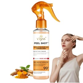 Vsyss Peel Shot Exfoliante Facial Con Cúrcuma Y Ácido 200ml Todo Tipo De Piel Día/noche