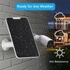 Upgrade 2 Pack 5W Solar Panel Charging Compatible with Arlo