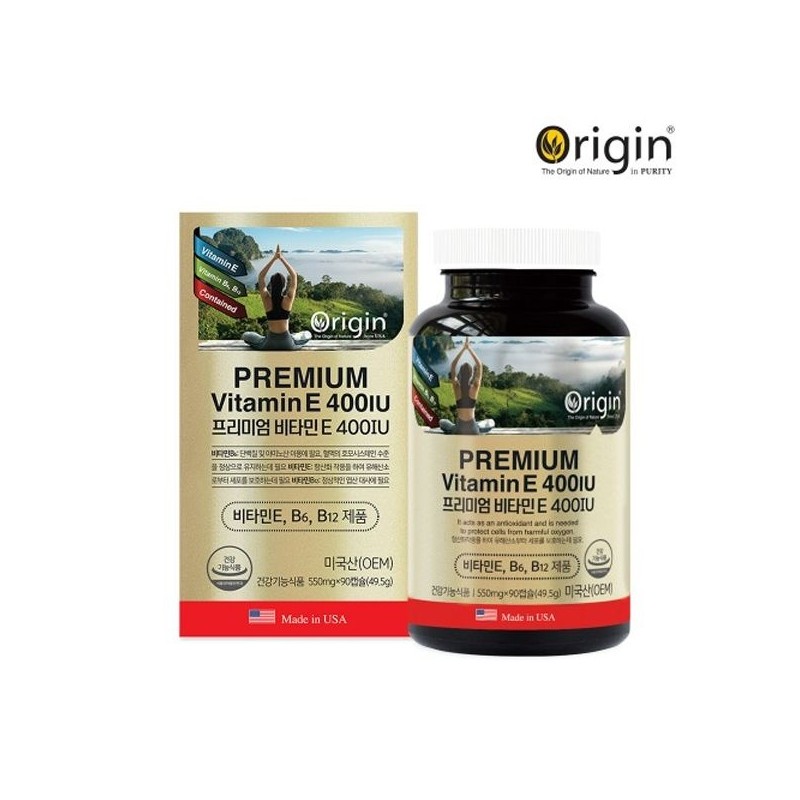 Farmer's Garden Origin Premium Vitamin E 400IU 90 Capsules /