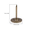 sourcing map Upholstery Nails 11 mm x 17 mm Flat