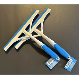 Scrub Buddies 2-PACK Squeegee Brush For Shower Window Glass Door Office Cleaner Shower Bathroo