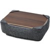 Yamazen AHT-3526M(DGY) Above the Knee Table, Removable Top Plate, Washable