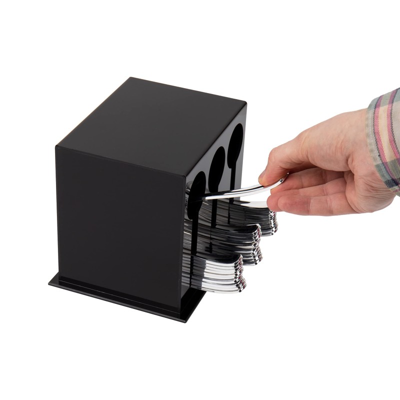 Mind Reader Dispenser per utensili, organizer per argenteria, forchetta e