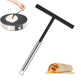 Stainless Steel Dough Distributor, Crepe Spatula, Crepe Spreader Dough Distributor, Crepes Slider, Crepes Accessories, Kitchen Utensils for Home, Kitchen, Baking, Cooking, Baking Tools
