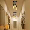 SERBASIC Ceiling Lights Fittings 3 Way Ceiling Light with E27