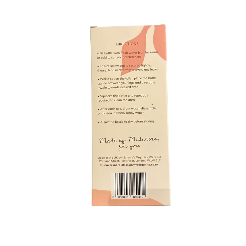 Post Birth Perineal Wash Bottle, Upside Down Squeeze Bottle, Hospital