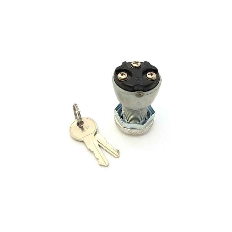 Universal Aluminum Ignition Key Switch - 3 Position - Motorcycles