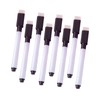 Dry Erase Markers, 8 Pieces, Whiteboard Pens, Mon amulette (Black,