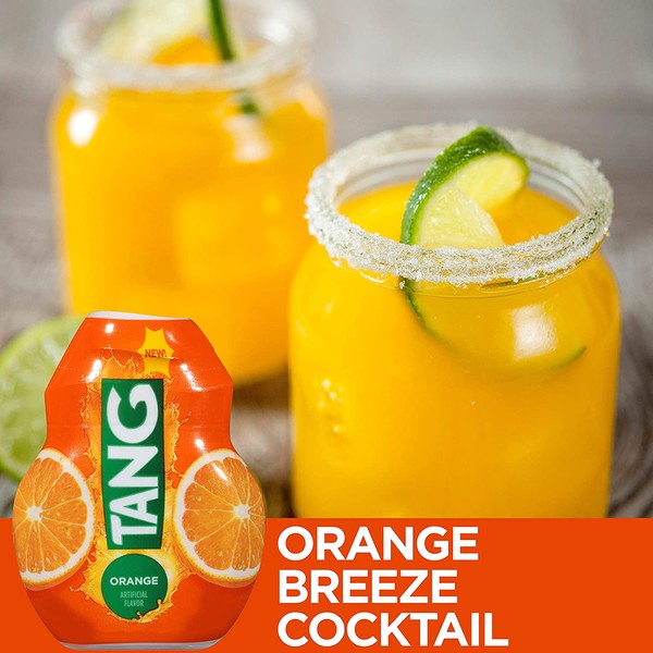 Tang Orange Liquid Drink Mix, Caffeine Free, 1.62 fl oz Bottle