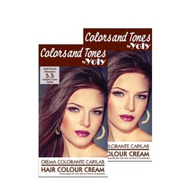 Yoly Hair Colour Cream (Light Brown Mahogany 5.5)