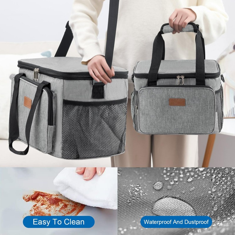 DONGMEIWANG Reusable Lunch Box for Men/Women - Insulated Lunch Bag