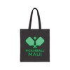Maui, Hawaii Cotton Canvas Pickleball Maui Tote Bag