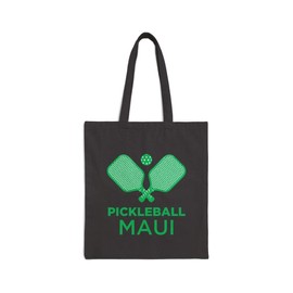 Maui, Hawaii Cotton Canvas Pickleball Maui Tote Bag