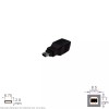 Unbranded Adapter USB Connector Converter Gender Changer Mini B 5