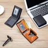 Yocipa RFID Bifold Genuine Leather Men's Wallet, Compact, Thin, Multi-functional
