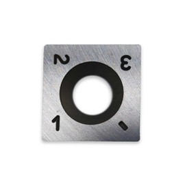 Hurricane Turning Tools, Pro Series, 15mm x 15mm Square Carbide Replacement Cutter For Woodturning Tools, Made in Germany