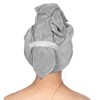 FwQoFvk Hair Drying Caps with Elastic Strap, Soft Absorbent Head