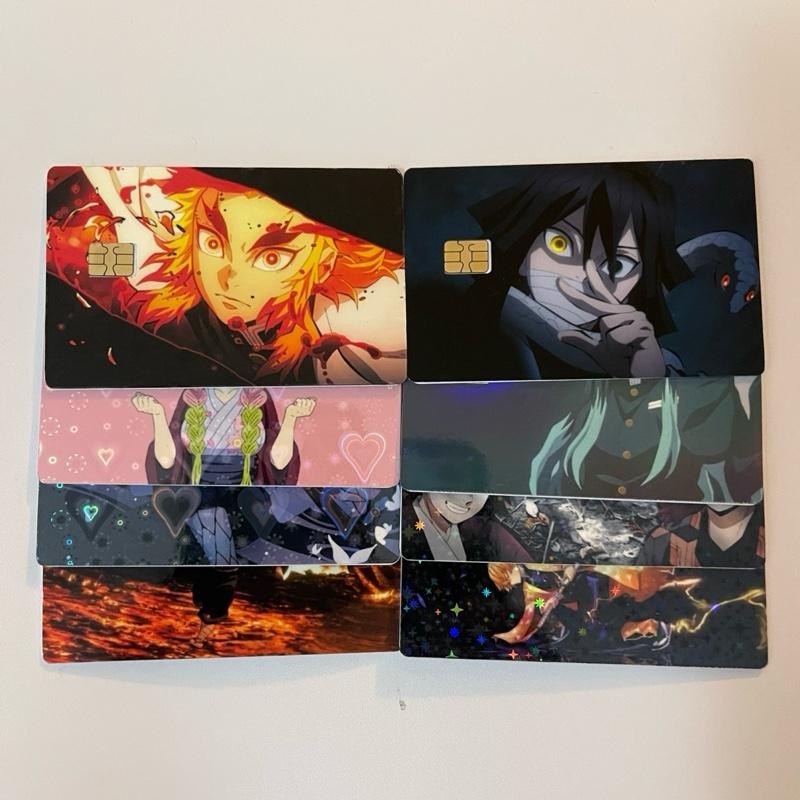 Anime Slayer Inspired Custom Credit Card Cover Durable Protective Skin
