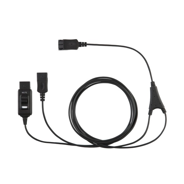 Jabra GN Style Y-Training Cord Splitter (Observation- Live/Live Version), Compatible