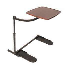 Stander Wonder Tray, Adjustable Swivel TV Tray Table, Large Laptop Desk, Couch Desk, Side Tables & Gaming Desk, Portable Tray for Eating on Couches, Chairs, Recliners, Walnut