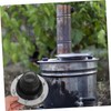 BESPORTBLE Stainless Steel Scald Ring for Tent Grill Chimney Fireproof